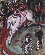 Ernst Ludwig Kirchner German,Circur Rider oil on canvas